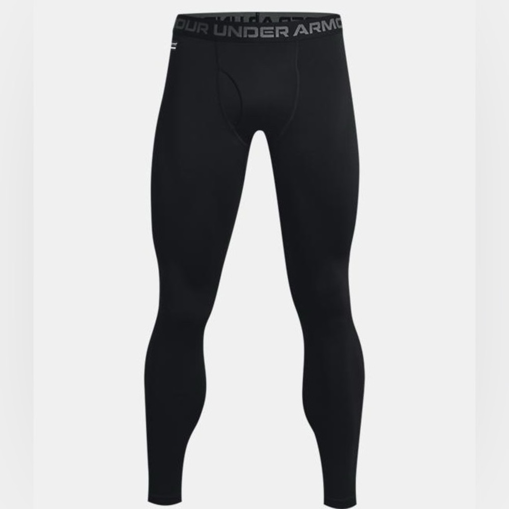 New Under Armour Large Black Men's UA Tactical ColdGear® Infrared Base Leggings